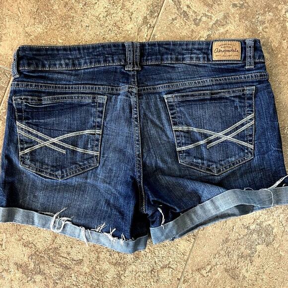 Aeropostale denim Boyfriend shorts, Women's size 10 - Picture 3 of 6